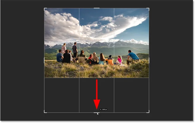 Cómo crear un efecto de reflejo de agua usando relleno generativo en Photoshop
