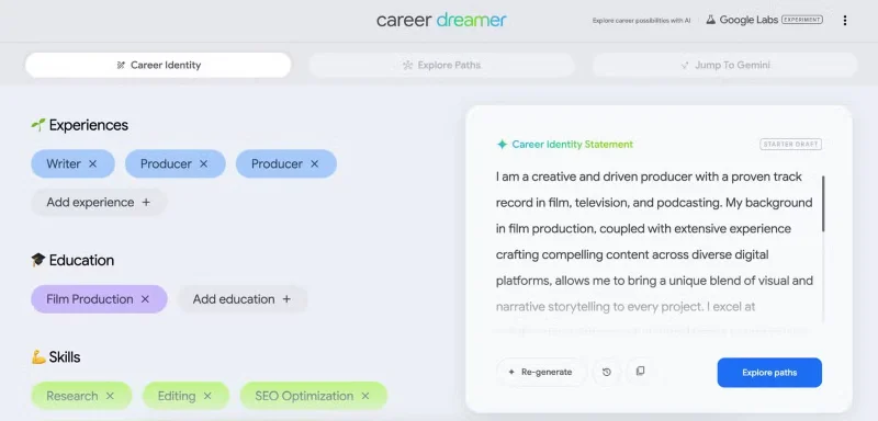 Google Launches Career Dreamer, Its Latest AI Tool to Help Choose the Perfect Career