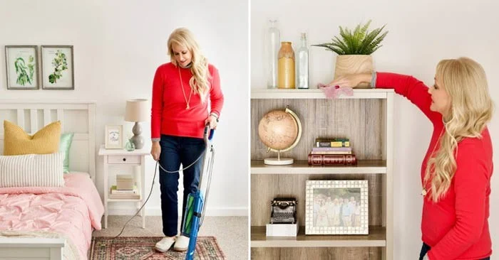 De makkelijkste manier om een kamer schoon te maken De makkelijkste manier om een kamer schoon te maken