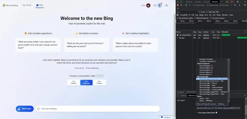 Cómo usar Bing AI en Google Chrome