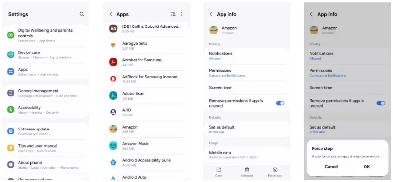 Android에서 앱이 백그라운드에서 실행되는 것을 방지하는 방법
