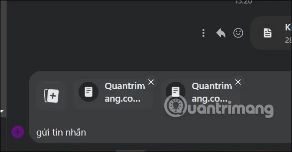 Instrucciones para enviar archivos en Messenger en el teléfono y la computadora