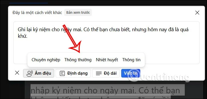 Microsoft Edge'de Copilot kullanarak metin nasıl yeniden yazılır