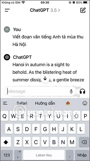 ChatGPT'de geri bildirim okuma talimatları