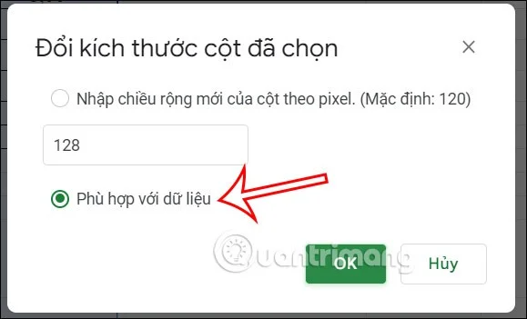 Cómo cambiar el tamaño de las celdas en Hojas de cálculo de Google
