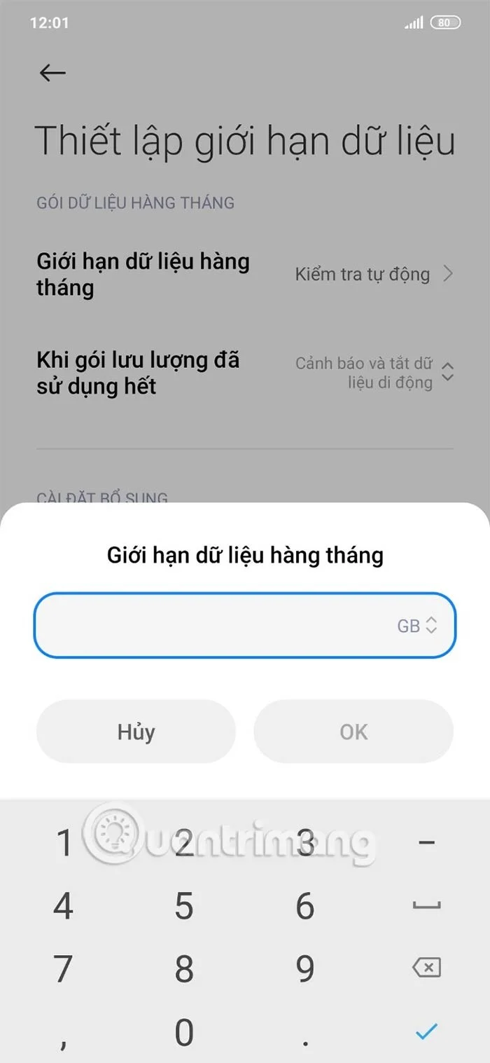 안드로이드에서 사용되는 모바일 데이터를 확인하는 방법