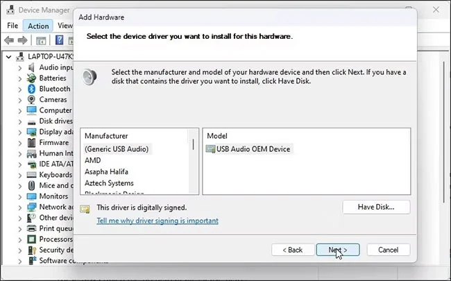 Cómo solucionar el error «No hay ningún dispositivo de salida de audio instalado» en Windows
