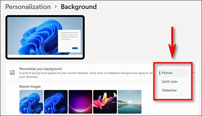 Windows için bilgisayar duvar kağıdını değiştirme talimatları