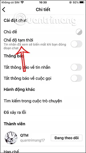 Hoe je de tijdelijke modus op Instagram in- en uitschakelt om automatisch berichten te verwijderen