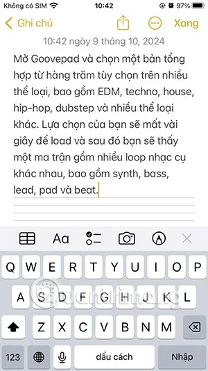 iPhone에서 텍스트 및 파일을 끌어서 놓기 위한 지침