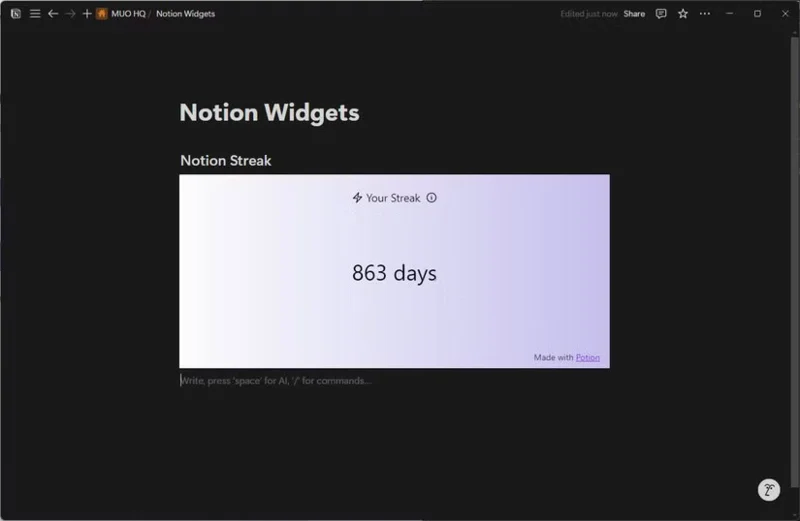 Los 7 widgets de Notion más útiles