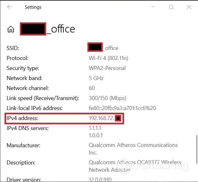 Come visualizzare l'indirizzo IP sul computer, visualizzare l'indirizzo IP di Win 10