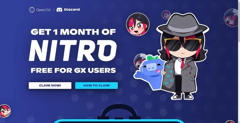 Cómo conseguir un mes de Discord Nitro gratis con Opera GX