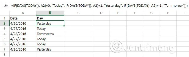 How to use the SWITCH function in Excel 2016