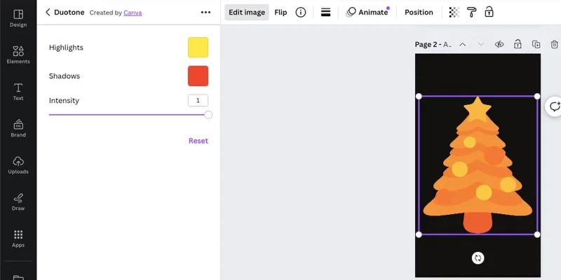 Cómo cambiar el color de un elemento en Canva