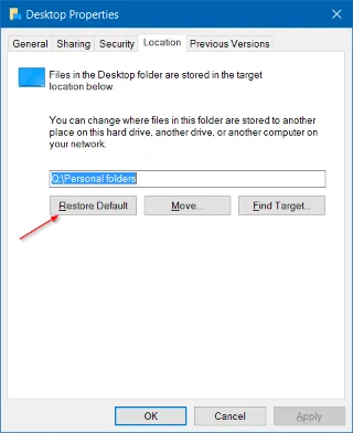 Move Desktop, Downloads and Documents to another drive on Windows 10