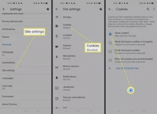 Cum să activați cookie-urile pe telefonul Android