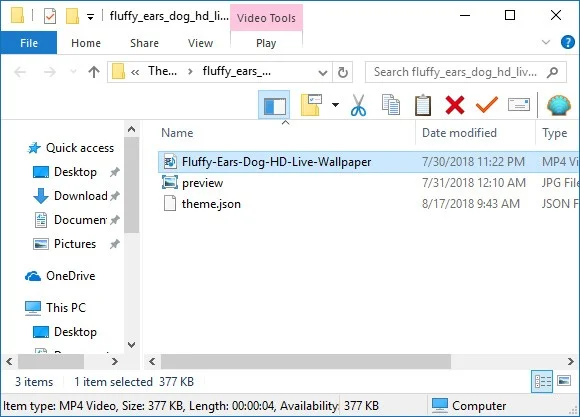 Install animated screensavers, animated wallpapers on Windows