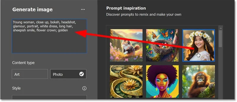 Hoe u AI-afbeeldingen in Photoshop maakt met Adobe Firefly