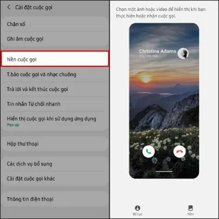 Cómo configurar un fondo de pantalla de llamada en Samsung