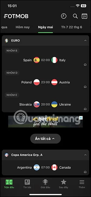 Come seguire i risultati di Euro 2024 direttamente sulla schermata di blocco del tuo iPhone