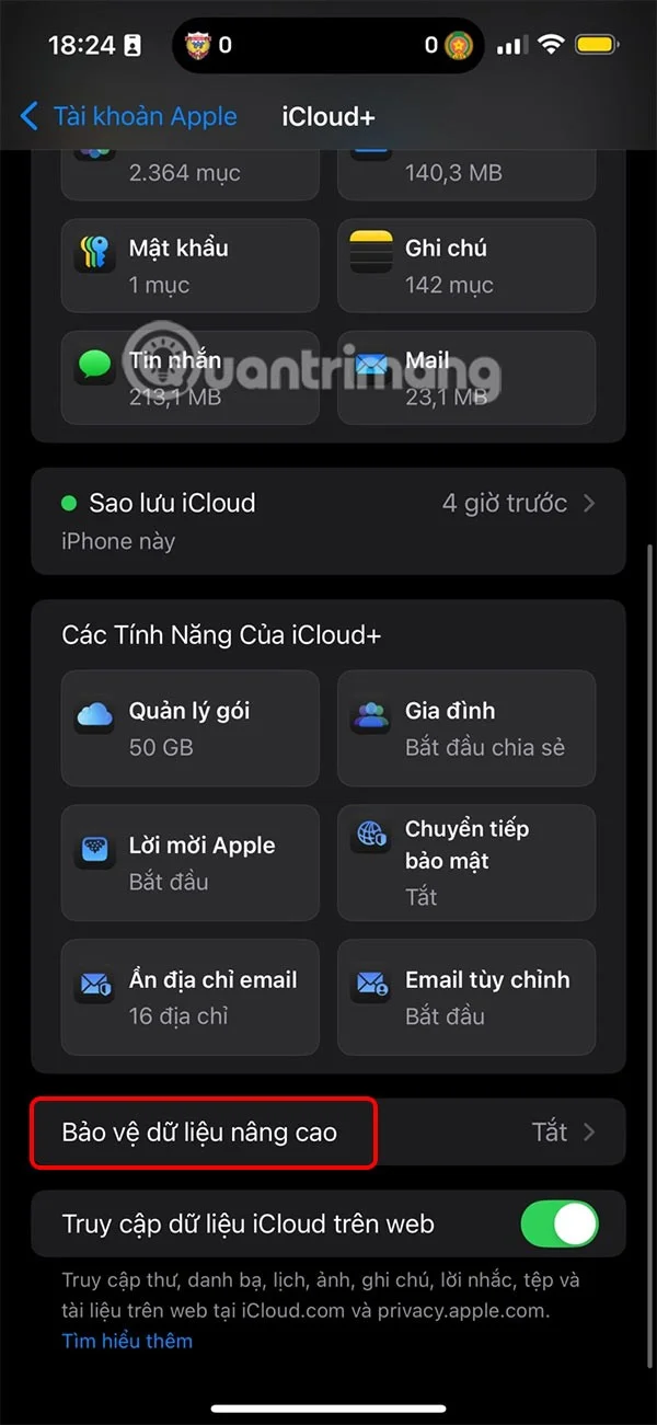 Cómo activar la protección de datos avanzada de iCloud
