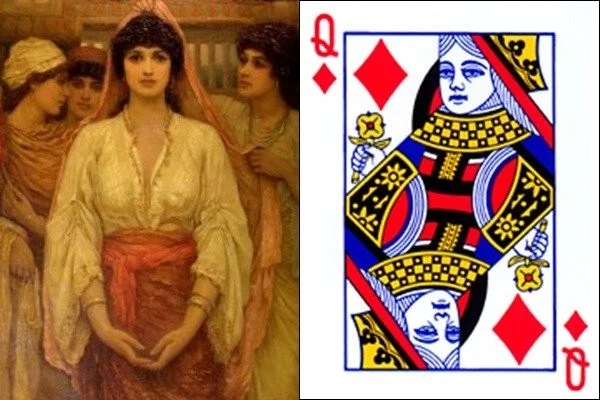 Wer sind die 12 echten Charaktere hinter den Karten J, Q und K im westlichen Deck?