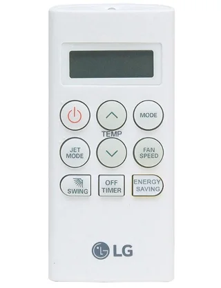 Use o controle remoto do ar condicionado LG corretamente