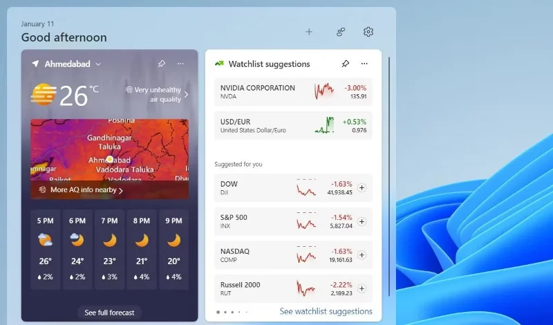 Windows 11'de olmazsa olmaz 9 widget
