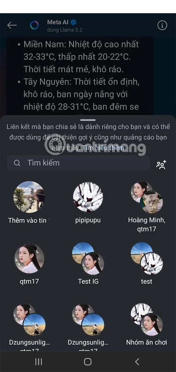 Cómo usar Meta AI en Instagram
