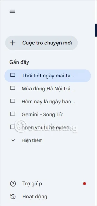 Cómo eliminar una conversación de Google Gemini