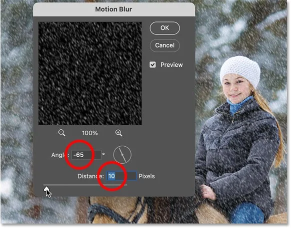 Cómo añadir nieve cayendo a fotos usando Photoshop