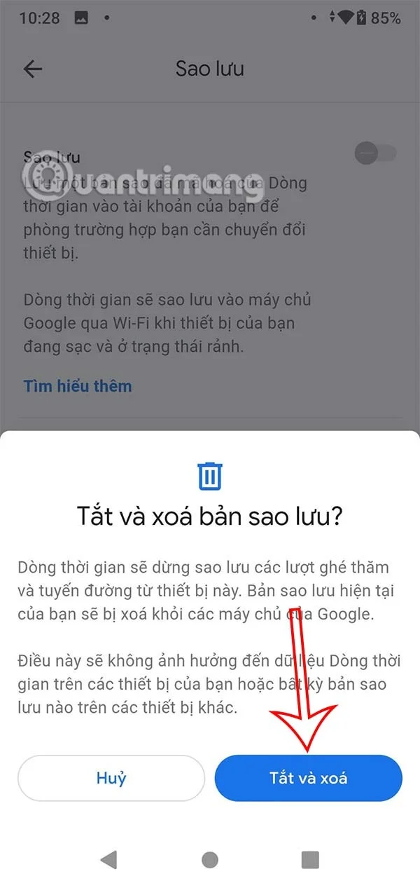Een back-up maken van uw Google Maps-tijdlijn