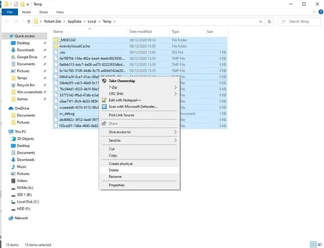 How to clean up and recover space on Windows C drive