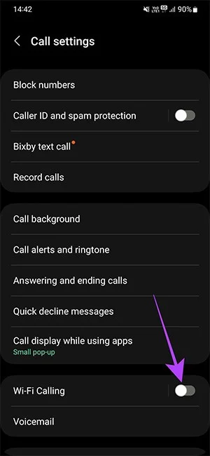 Cómo desactivar las llamadas WiFi en Android