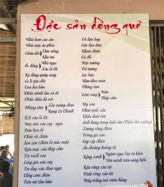 Een reeks grappige en unieke gerechtnamen waar klanten hardop om moeten lachen