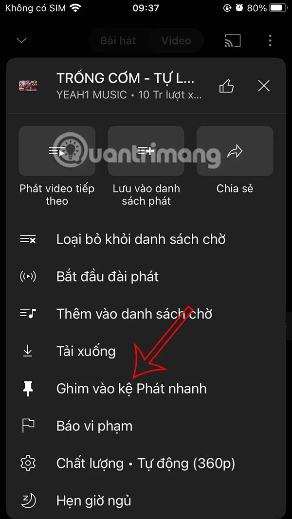 Wat is Snel afspelen op YouTube Muziek?
