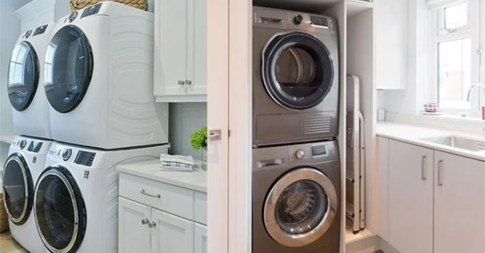 我應該把烘乾機直接放在洗衣機上還是使用架子？