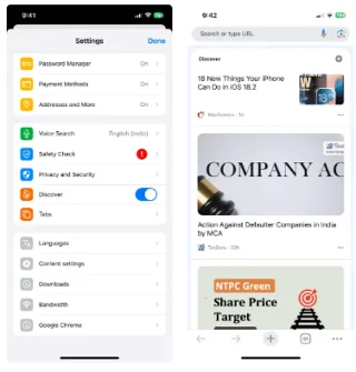 iPhone에서 Safari 대신 Chrome을 사용하는 이유는 무엇입니까?