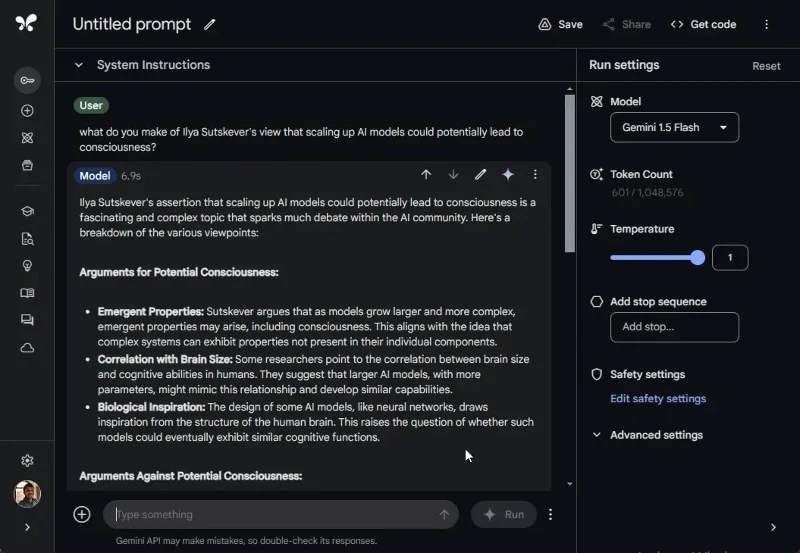 Cómo usar Gemini 1.5 Flash gratis