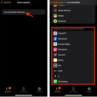 How to Mirror Live Activities on iPhone to Apple Watch
