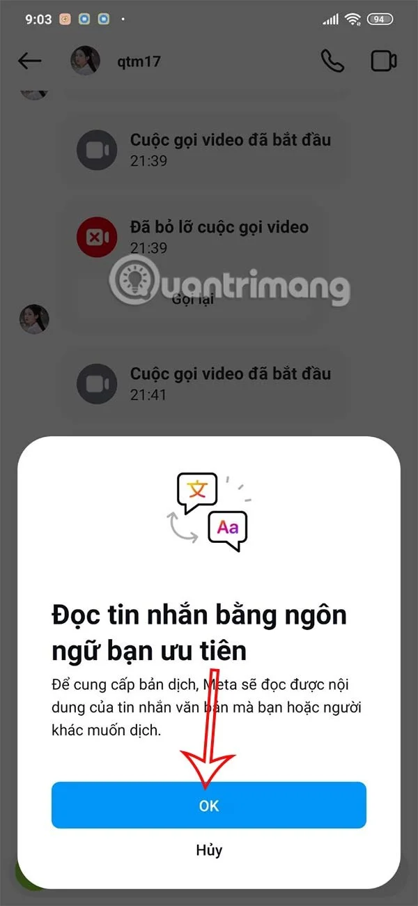 Como traduzir mensagens no Instagram