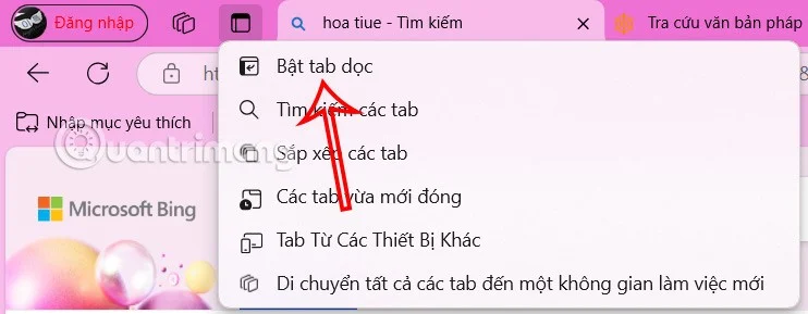 Cómo usar pestañas verticales en Microsoft Edge