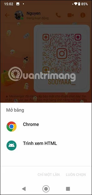 Instrucciones para enviar archivos en Messenger en el teléfono y la computadora