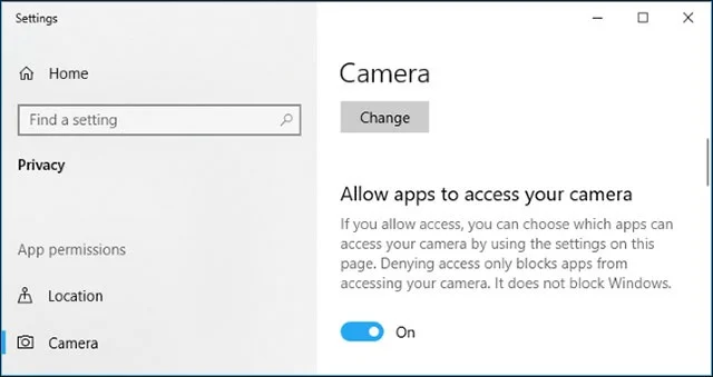 Napraw kamerę internetową, która nie działa w systemie Windows 10