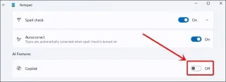 Como desativar o Copilot no Bloco de Notas do Windows 11