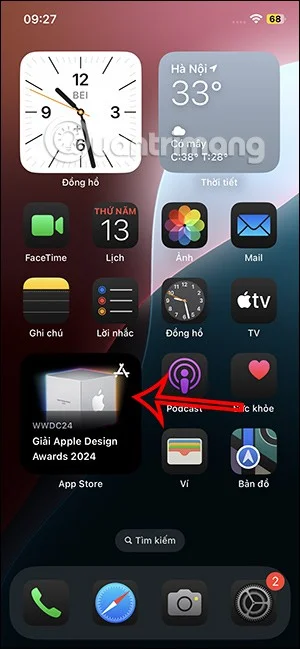 Cómo cambiar el tamaño de los widgets directamente en la pantalla de inicio de iOS 18