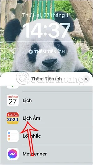 So zeigen Sie den Mondkalender einfach auf dem iPhone-Sperrbildschirm an