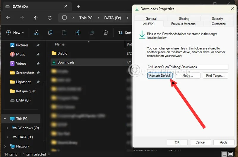 How to move Download folder to another drive on Windows 11 How to move Download folder to another drive on Windows 11
