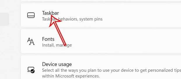 How to turn off the application menu in the Windows 11 Taskbar